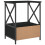 VidaXL (black, 2 pcs) vidaXL Bedside Tables Bedside Cabinet Nightstand Side Table Engineered Wood 9