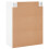 VidaXL (white) vidaXL Wall Mounted Cabinet Display Cabinet High Gloss White Engineered Wood 9