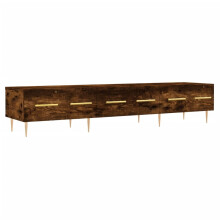 (smoked oak) vidaXL TV Cabinet TV Unit Media Cabinet TV Stand Smoked Oak Engineered Wood