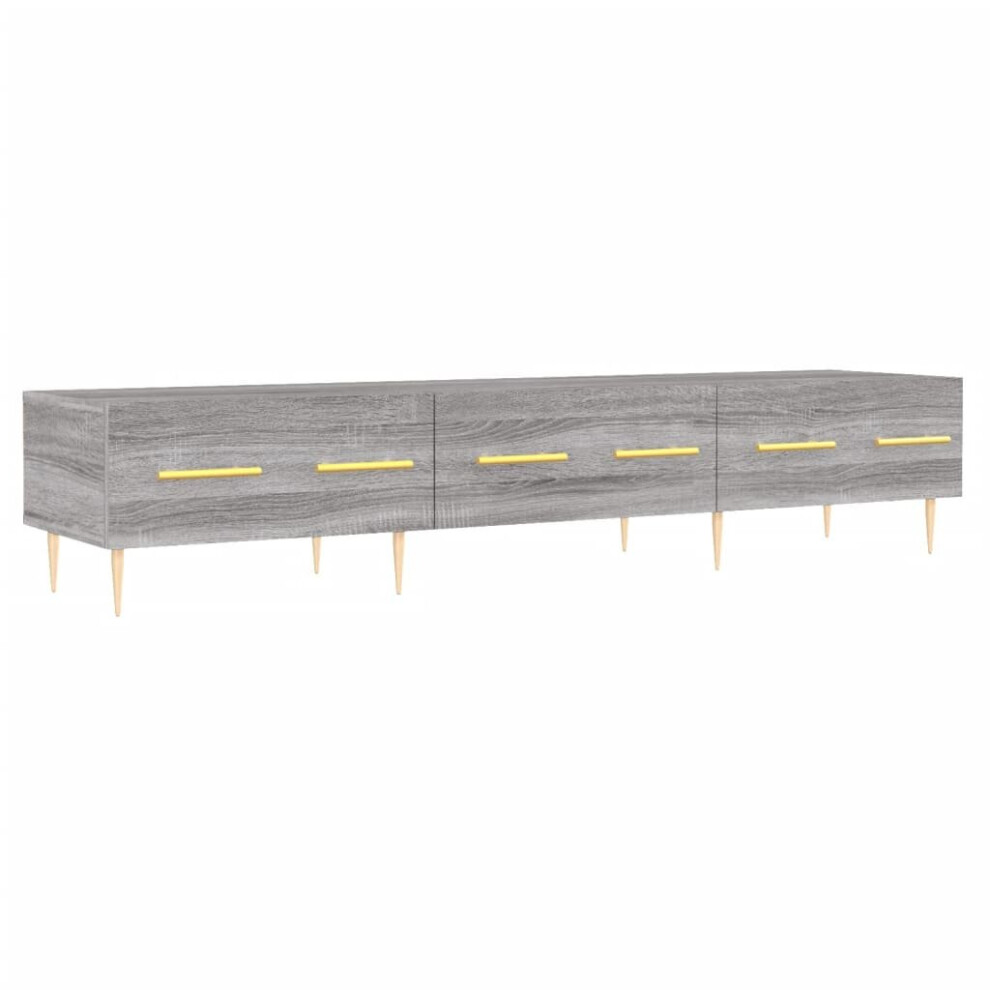 Vidaxl ( Sonoma) Tv Cabinet Tv Unit Media Cabinet Tv Stand Smoked Oak Engineered Wood Grey