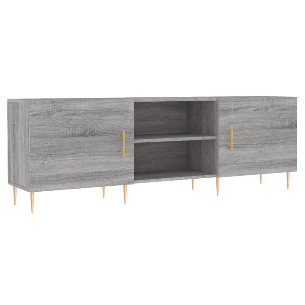 Vidaxl (Grey Sonoma) Tv Cabinet Tv Console Sideboard Media Console White Engineered Wood