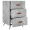 VidaXL (concrete grey) vidaXL Bedside Cabinets Side Table Bed Cabinet Nightstand Engineered Wood 5