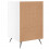 VidaXL (high gloss white) vidaXL Bedside Cabinets Side Table Bed Cabinet Nightstand Engineered Wood 8
