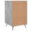 VidaXL (concrete grey) vidaXL Bedside Cabinets Side Table Bed Cabinet Nightstand Engineered Wood 8
