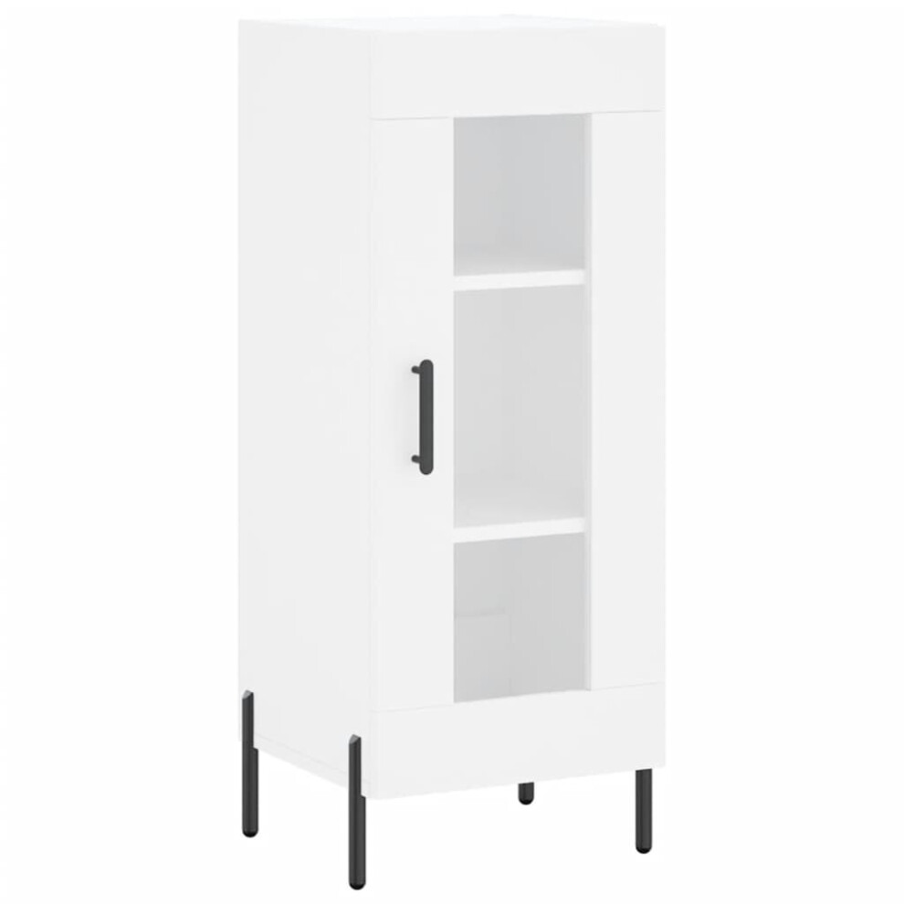 Vidaxl (White) Sideboard Storage Cabinet Cupboard Side Cabinet Engineered Wood White