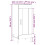 VidaXL (high gloss white) vidaXL Sideboard Storage Cabinet Cupboard Side Cabinet White Engineered Wood 4