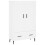 VidaXL (white) vidaXL Highboard Sideboard Storage Cabinet High Gloss White Engineered Wood 1