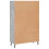 VidaXL (concrete grey) vidaXL Highboard Sideboard Storage Cabinet High Gloss White Engineered Wood 8