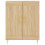 VidaXL (sonoma oak) vidaXL Sideboard Storage Cabinet Cupboard High Gloss White Engineered Wood 5