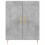 VidaXL (concrete grey) vidaXL Sideboard Storage Cabinet Cupboard High Gloss White Engineered Wood 5