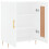 VidaXL (white) vidaXL Sideboard Storage Cabinet Cupboard High Gloss White Engineered Wood 6