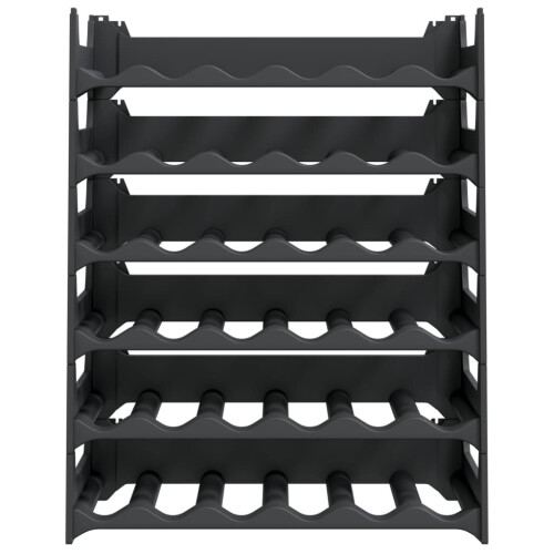 VidaXL (36 bottle) vidaXL Wine Rack Wine Shelf Whisky Bottle Holder Drinking Rack PP Stackable 2