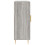 VidaXL (grey sonoma) vidaXL Sideboard Storage Cabinet Cupboard High Gloss White Engineered Wood 7