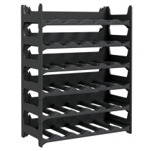 (36 bottle) vidaXL Wine Rack Wine Shelf Whisky Bottle Holder Drinking Rack PP Stackable
