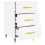 VidaXL (white) vidaXL Bedside Cabinets Side Table Bedstand Nightstand 2 pcs Engineered Wood 7