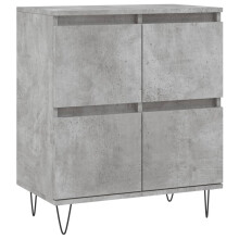 (concrete grey) vidaXL Sideboard Cabinet Storage Cabinet Cupboard Grey Sonoma Engineered Wood