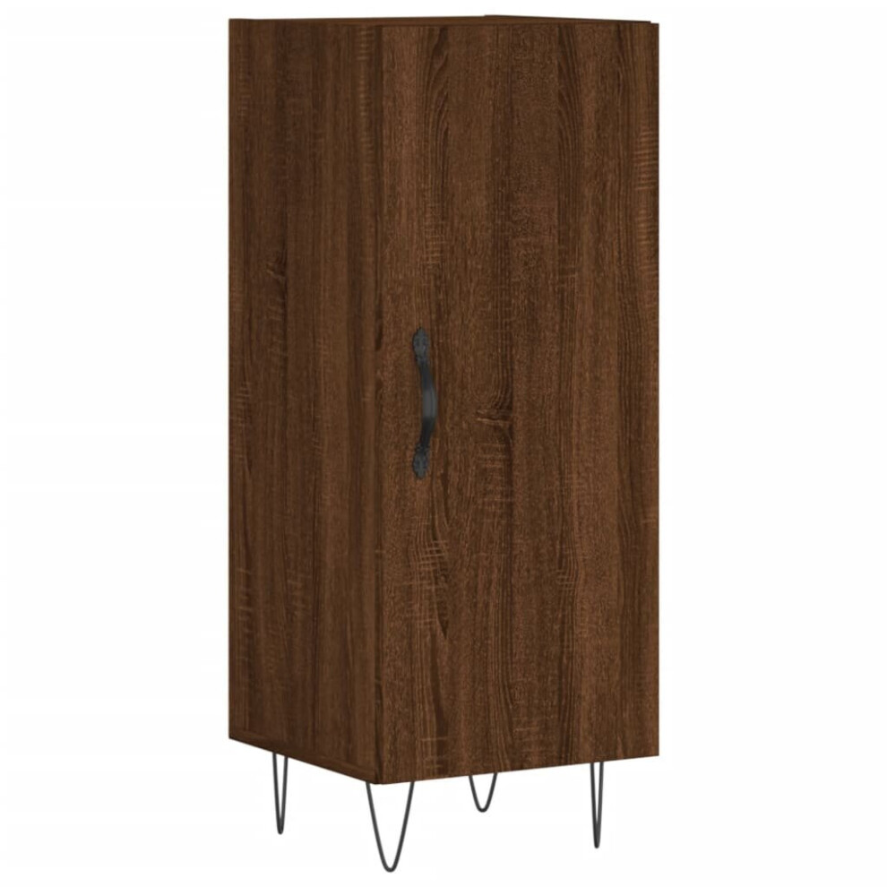 (brown oak) vidaXL Sideboard Cabinet Storage Cabinet Cupboard Brown Oak Engineered Wood