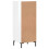 VidaXL (high gloss white) vidaXL Sideboard Storage Cabinet Side Cabinet Cupboard White Engineered Wood 8