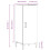 VidaXL (high gloss white) vidaXL Sideboard Storage Cabinet Side Cabinet Cupboard White Engineered Wood 4