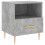 VidaXL (concrete grey, 2 pcs) vidaXL Bedside Cabinet Bed Table Nightstand Side Table White Engineered Wood 5