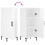 VidaXL (high gloss white) vidaXL Sideboard Storage Cabinet Side Cabinet Cupboard White Engineered Wood 9