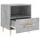VidaXL (concrete grey, 2 pcs) vidaXL Bedside Cabinet Bed Table Nightstand Side Table White Engineered Wood 7