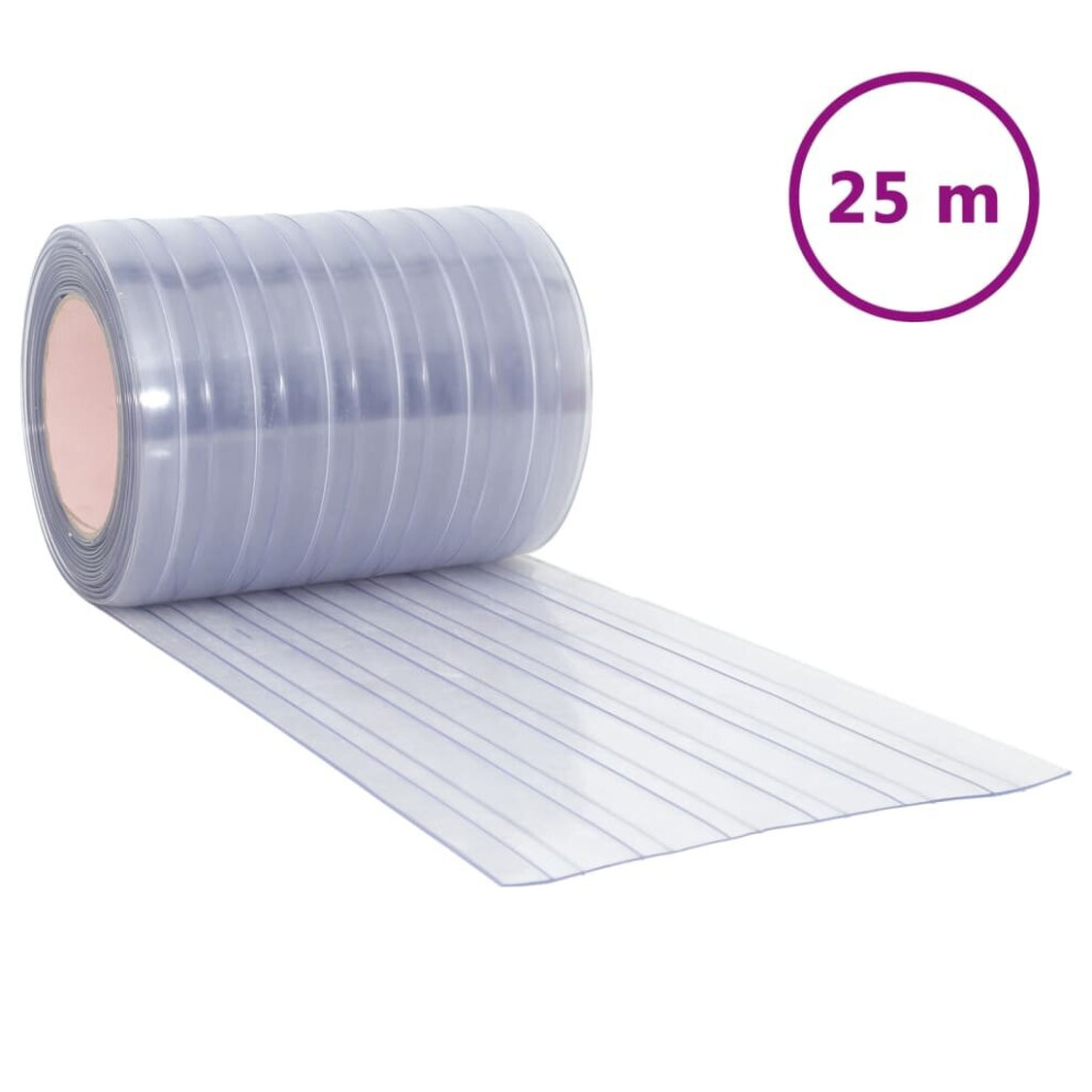 (white, 300 x 2.6 mm (25 m)) vidaXL Strip Curtain Roll PVC Window Covering Door Strip 3mmx300mm/2mmx300mm