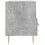VidaXL (concrete grey, 2 pcs) vidaXL Bedside Cabinet Bed Table Nightstand Side Table White Engineered Wood 8
