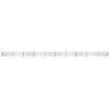 vidaXL Maschendrahtzaun mit Bodenhülsen Grün 0,8x25 m