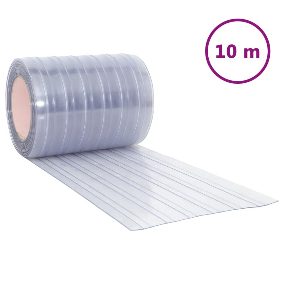 (white, 300 x 2.6 mm (10 m)) vidaXL Strip Curtain Roll PVC Window Covering Door Strip 3mmx300mm/2mmx300mm