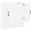 VidaXL (white) vidaXL Wall Cabinet Wall Display Cabinet High Gloss White Engineered Wood 6