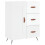 VidaXL (high gloss white) vidaXL Sideboard Storage Side Cabinet Cupboard Grey Sonoma Engineered Wood 2