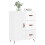 VidaXL (high gloss white) vidaXL Sideboard Storage Side Cabinet Cupboard Grey Sonoma Engineered Wood 3