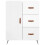 VidaXL (high gloss white) vidaXL Sideboard Storage Side Cabinet Cupboard Grey Sonoma Engineered Wood 5
