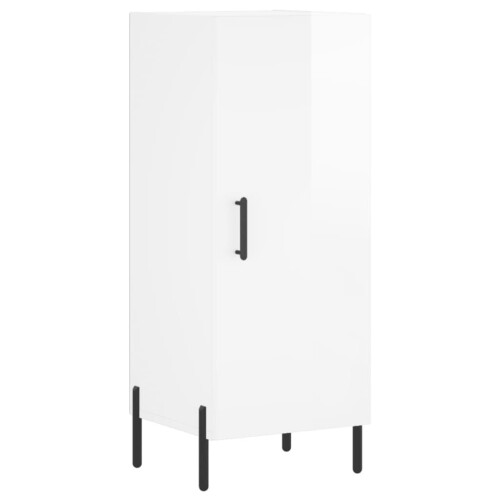 VidaXL (high gloss white) vidaXL Sideboard Storage Cabinet Side Cabinet Cupboard White Engineered Wood