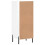 VidaXL (high gloss white) vidaXL Sideboard Storage Cabinet Side Cabinet Cupboard White Engineered Wood 8