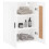 VidaXL (white) vidaXL Wall Mounted Cabinet Display Cabinet High Gloss White Engineered Wood 5