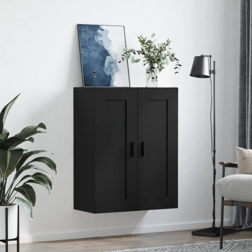 VidaXL (black) vidaXL Wall Mounted Cabinet Display Cabinet High Gloss White Engineered Wood 2