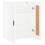 VidaXL (white) vidaXL Wall Mounted Cabinet Display Cabinet High Gloss White Engineered Wood 7