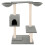VidaXL (light grey) vidaXL Cat Tree with Scratching Posts Cat Tower Cat Climber Activity Center 3
