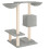 VidaXL (light grey) vidaXL Cat Tree with Scratching Posts Cat Tower Cat Climber Activity Center 5