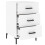 VidaXL (white) vidaXL Bedside Cabinet Bedside Table Nightstand Bedstand Black Engineered Wood 7
