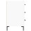 VidaXL (white) vidaXL Bedside Cabinet Bedside Table Nightstand Bedstand Black Engineered Wood 6