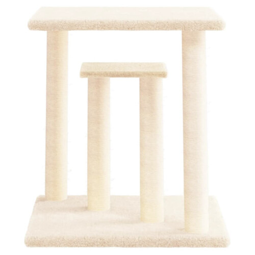 VidaXL vidaXL Kratzbaum mit Plattformen Creme 50 cm 2