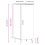 VidaXL (high gloss white) vidaXL Sideboard Storage Cabinet Side Cabinet Cupboard White Engineered Wood 4
