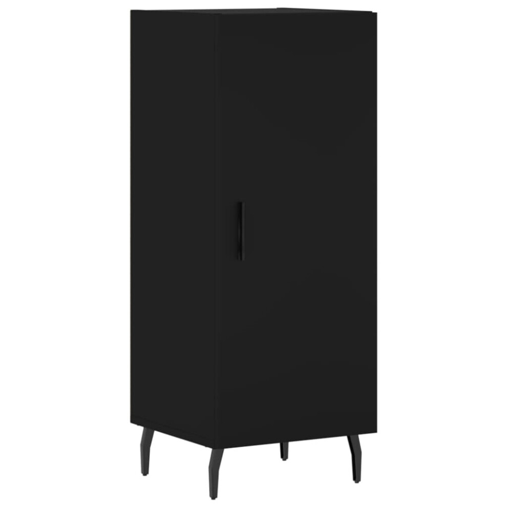 Vidaxl (Black) Sideboard Storage Cabinet Side Cabinet Cupboard White Engineered Wood