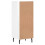 VidaXL (high gloss white) vidaXL Sideboard Storage Cabinet Side Cabinet Cupboard White Engineered Wood 8