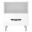 VidaXL (high gloss white, 2 pcs) vidaXL Bedside Cabinet Bed Table Nightstand Side Table White Engineered Wood 7