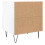 VidaXL (high gloss white, 2 pcs) vidaXL Bedside Cabinet Bed Table Nightstand Side Table White Engineered Wood 9