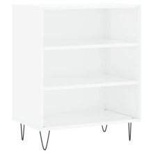(high gloss white) vidaXL Sideboard Storage Cabinet Cupboard Side Cabinet White Engineered Wood